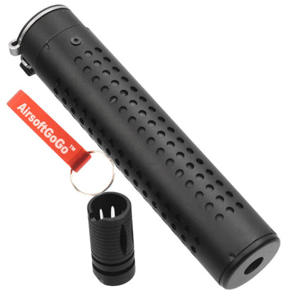 M4 / M16シリーズ電動ガン用14mm逆ネジサプレッサー フラッシュハイダー付-AIRSOFT GOGO エアガン・サバゲー用品通販