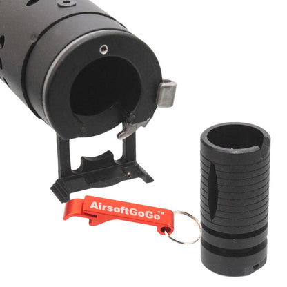 M4 / M16シリーズ電動ガン用14mm逆ネジサプレッサー フラッシュハイダー付-AIRSOFT GOGO エアガン・サバゲー用品通販