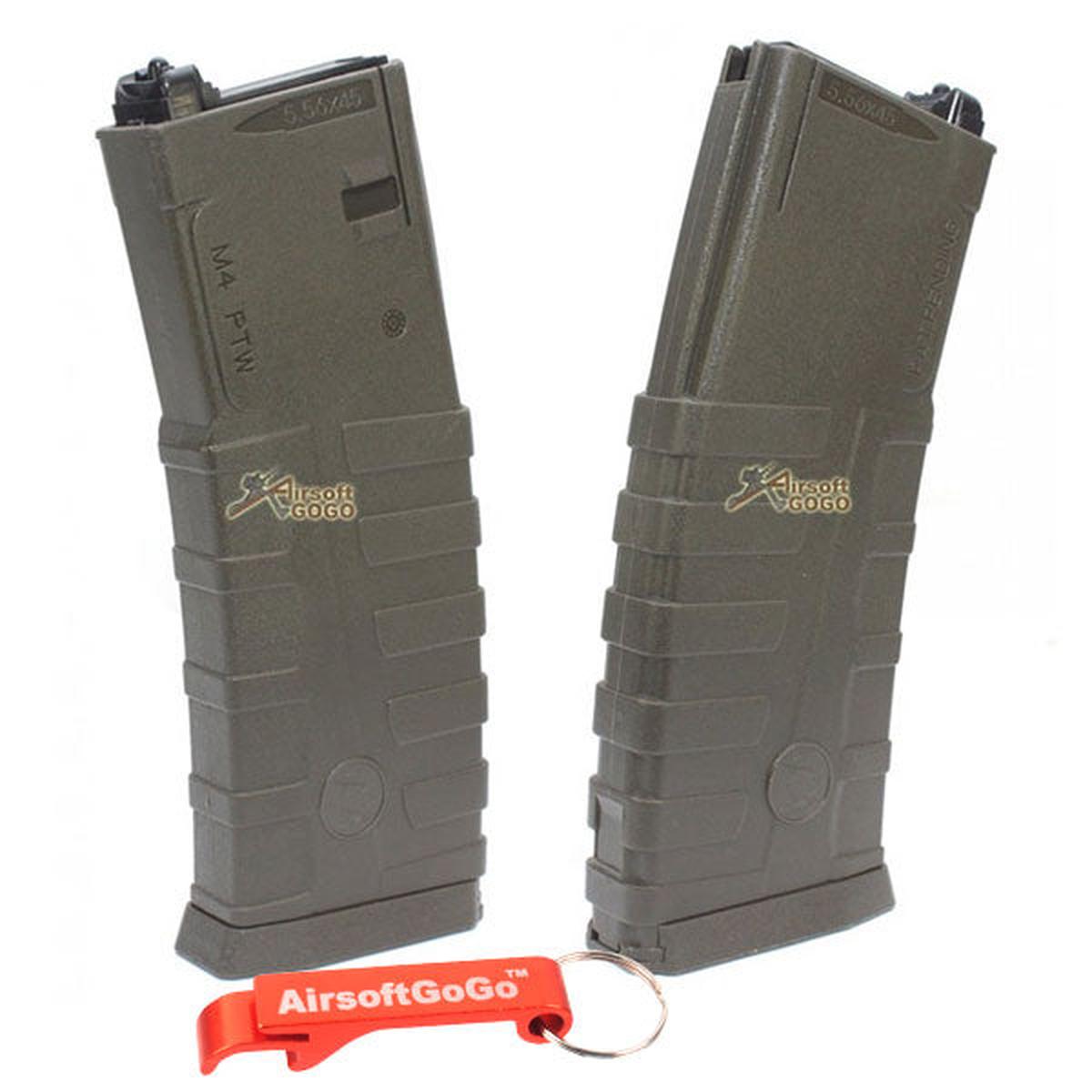 M4 PTW用Vanaras製マガジン (緑)-AIRSOFT GOGO エアガン・サバゲー用品通販