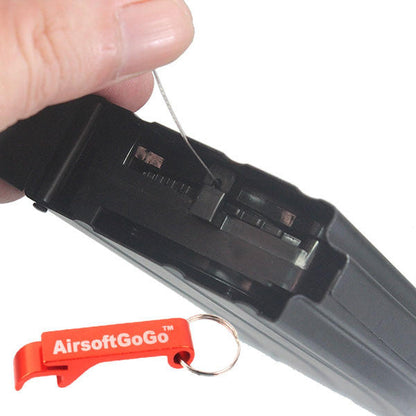 M4 シリーズ電動ガン用360連 フラッシュワイヤ巻 マガジン-AIRSOFT GOGO エアガン・サバゲー用品通販