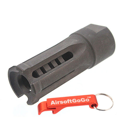 M4 SR16 SR25 HK416 SCAR M4 シリーズ 電動ガン用フラッシュハイダー 14mm逆ネジ-AIRSOFT GOGO エアガン・サバゲー用品通販