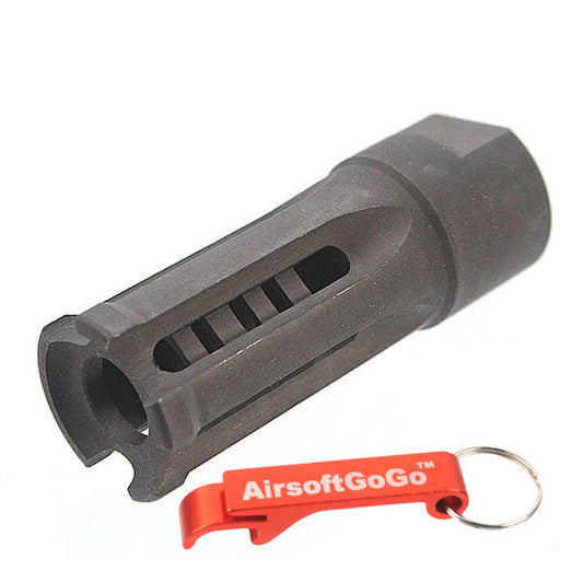 M4 SR16 SR25 HK416 SCAR M4 シリーズ 電動ガン用フラッシュハイダー 14mm逆ネジ-AIRSOFT GOGO エアガン・サバゲー用品通販