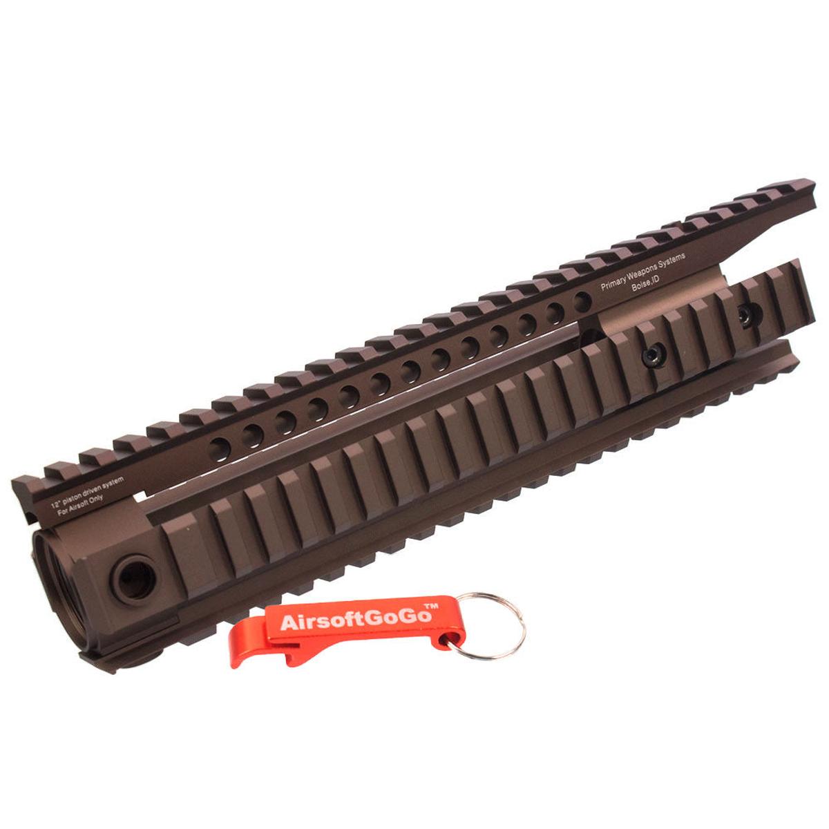 M4電動ガン用PWS MK112 レイルハンドガード（タン）-AIRSOFT GOGO エアガン・サバゲー用品通販