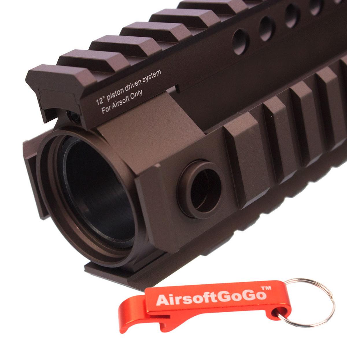 M4電動ガン用PWS MK112 レイルハンドガード（タン）-AIRSOFT GOGO エアガン・サバゲー用品通販