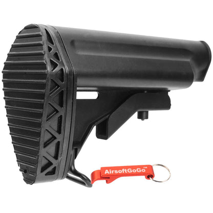 M4用416 スタイルクレーンストック (黒)-AIRSOFT GOGO エアガン・サバゲー用品通販