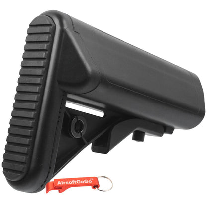 M4用クレーンストック (黒)-AIRSOFT GOGO エアガン・サバゲー用品通販