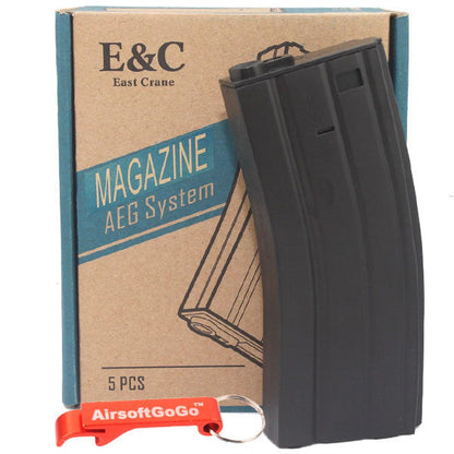 M4/M16 電動ガン用E&C 70連マガジン (5 本入り)-AIRSOFT GOGO エアガン・サバゲー用品通販