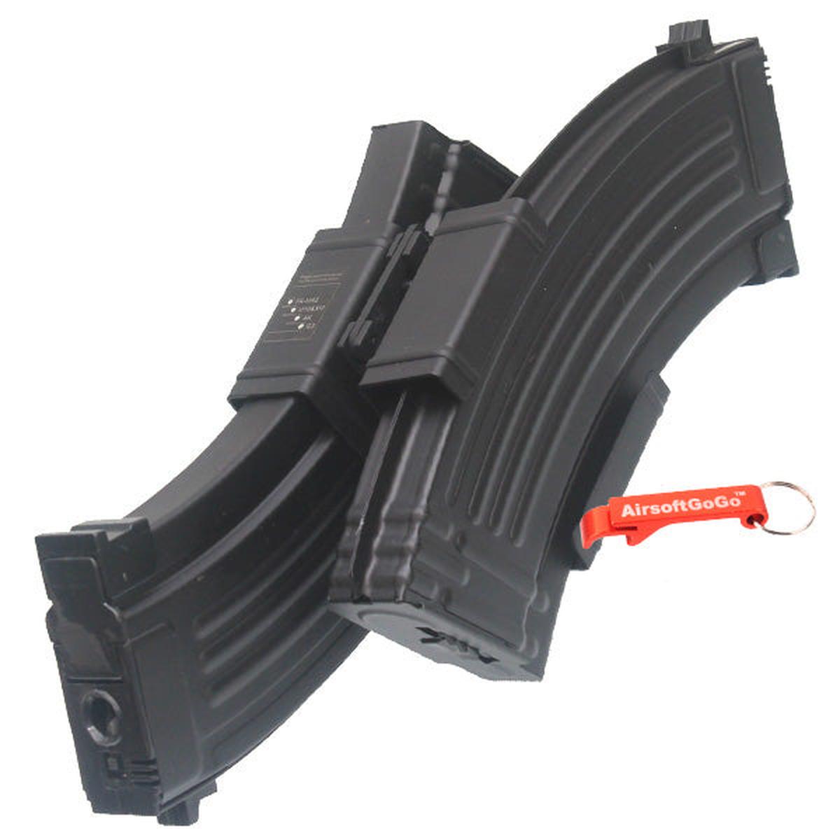 M4/M16/SCAR/HK416マガジン用 ダブルマガジンクリップJing Gong