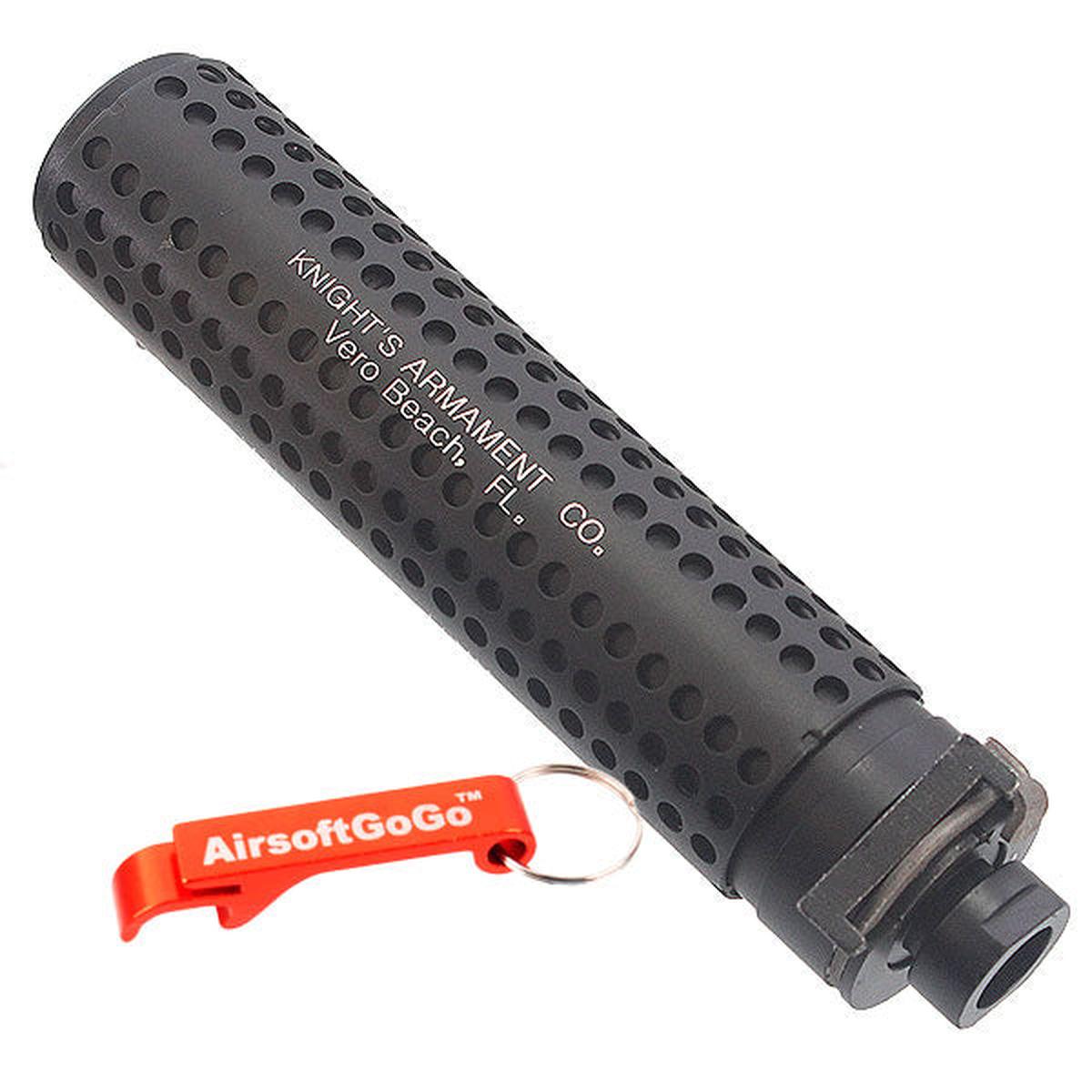 M4シリーズ (M028)用CYMA Knights KACタイプ170mm QDサプレッサー-AIRSOFT GOGO エアガン・サバゲー用品通販