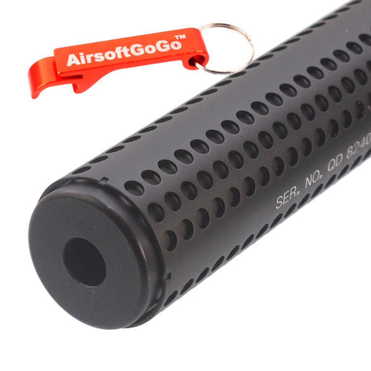 M4シリーズ (M028)用CYMA Knights KACタイプ170mm QDサプレッサー-AIRSOFT GOGO エアガン・サバゲー用品通販