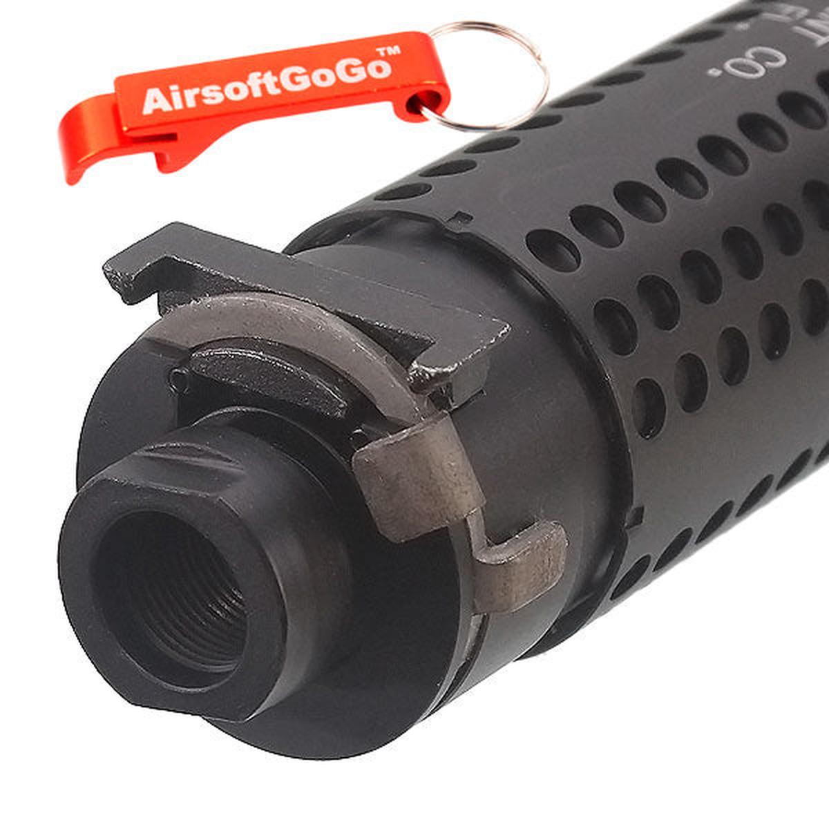 M4シリーズ (M028)用CYMA Knights KACタイプ170mm QDサプレッサー-AIRSOFT GOGO エアガン・サバゲー用品通販