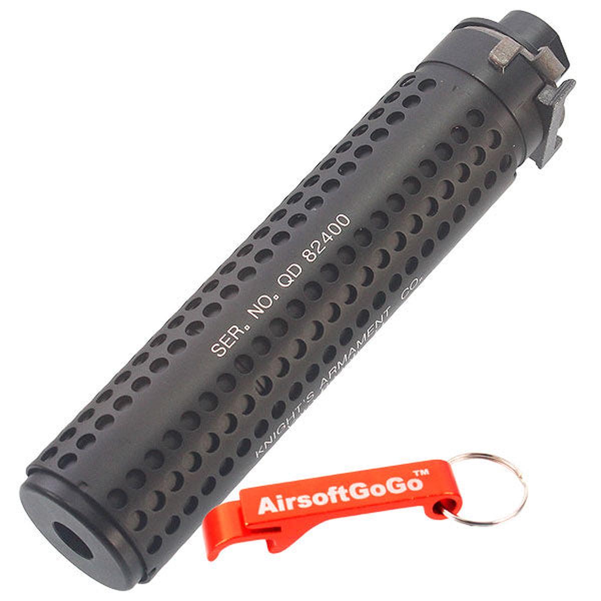 M4シリーズ (M028)用CYMA Knights KACタイプ170mm QDサプレッサー-AIRSOFT GOGO エアガン・サバゲー用品通販