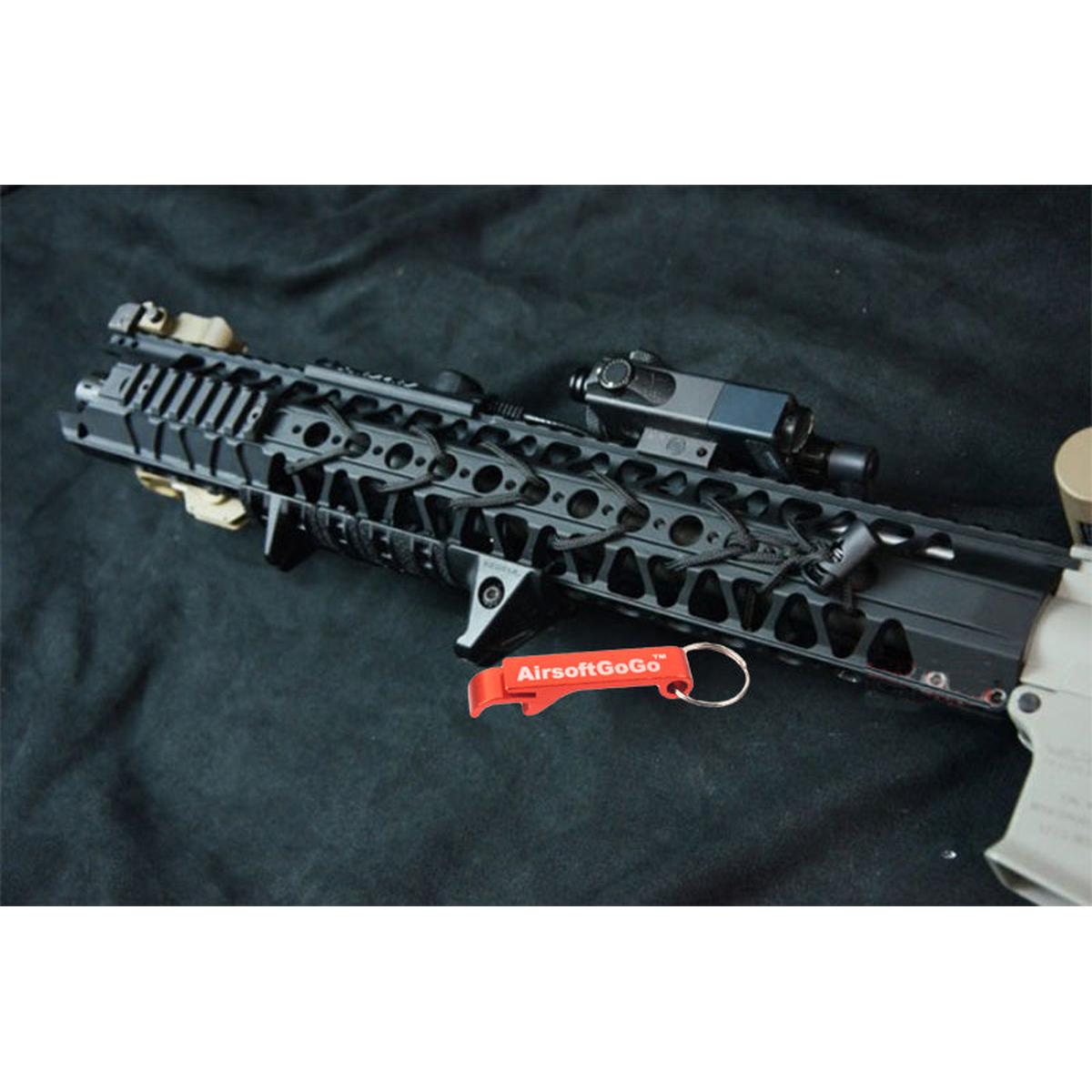 M4・SR・416シリーズ用13.2インチ 黒龍歯 ワイヤーカッターレールシステム-AIRSOFT GOGO エアガン・サバゲー用品通販
