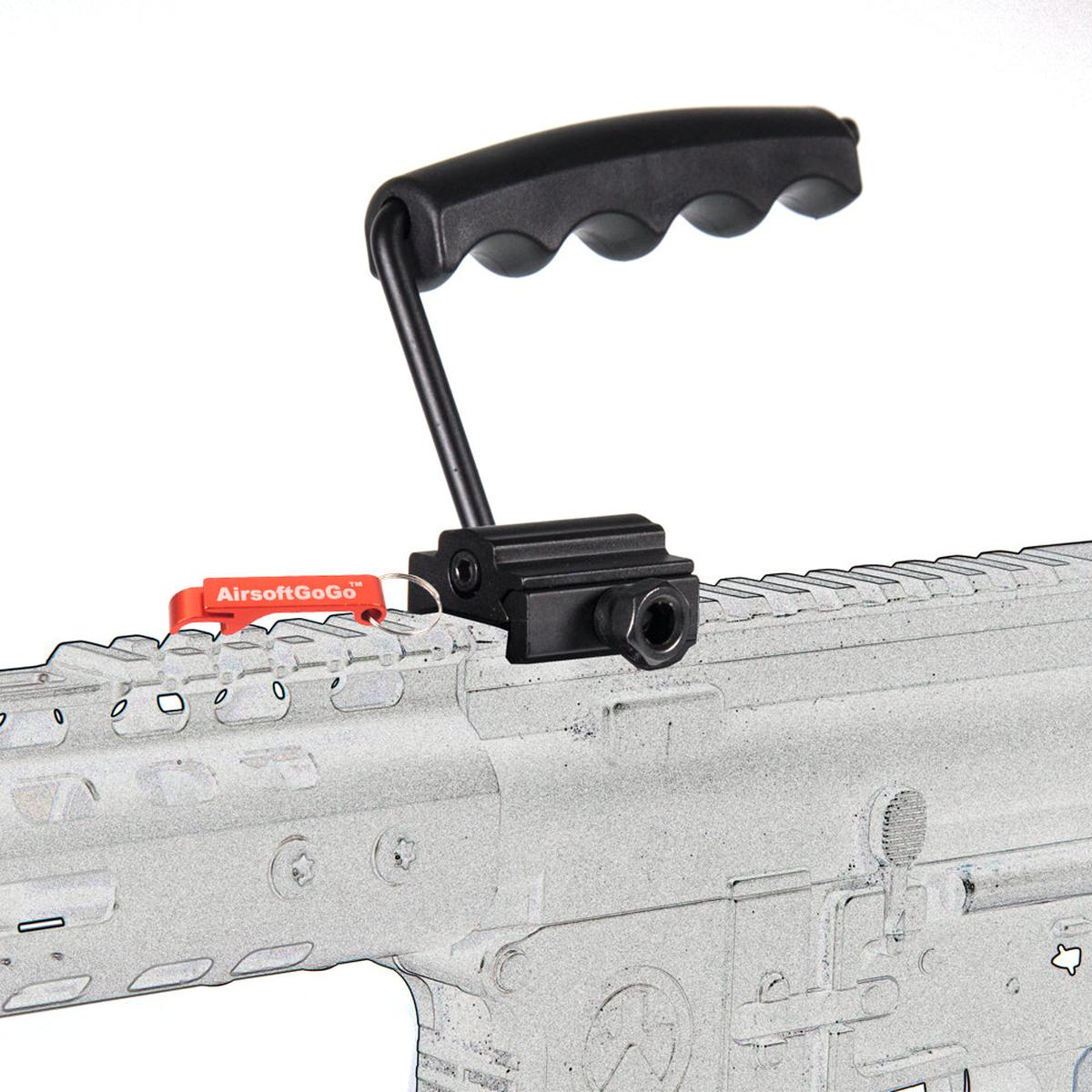 M82A1 対応 キャリングハンドル レールマウント付き (ブラックカラー)-AIRSOFT GOGO エアガン・サバゲー用品通販