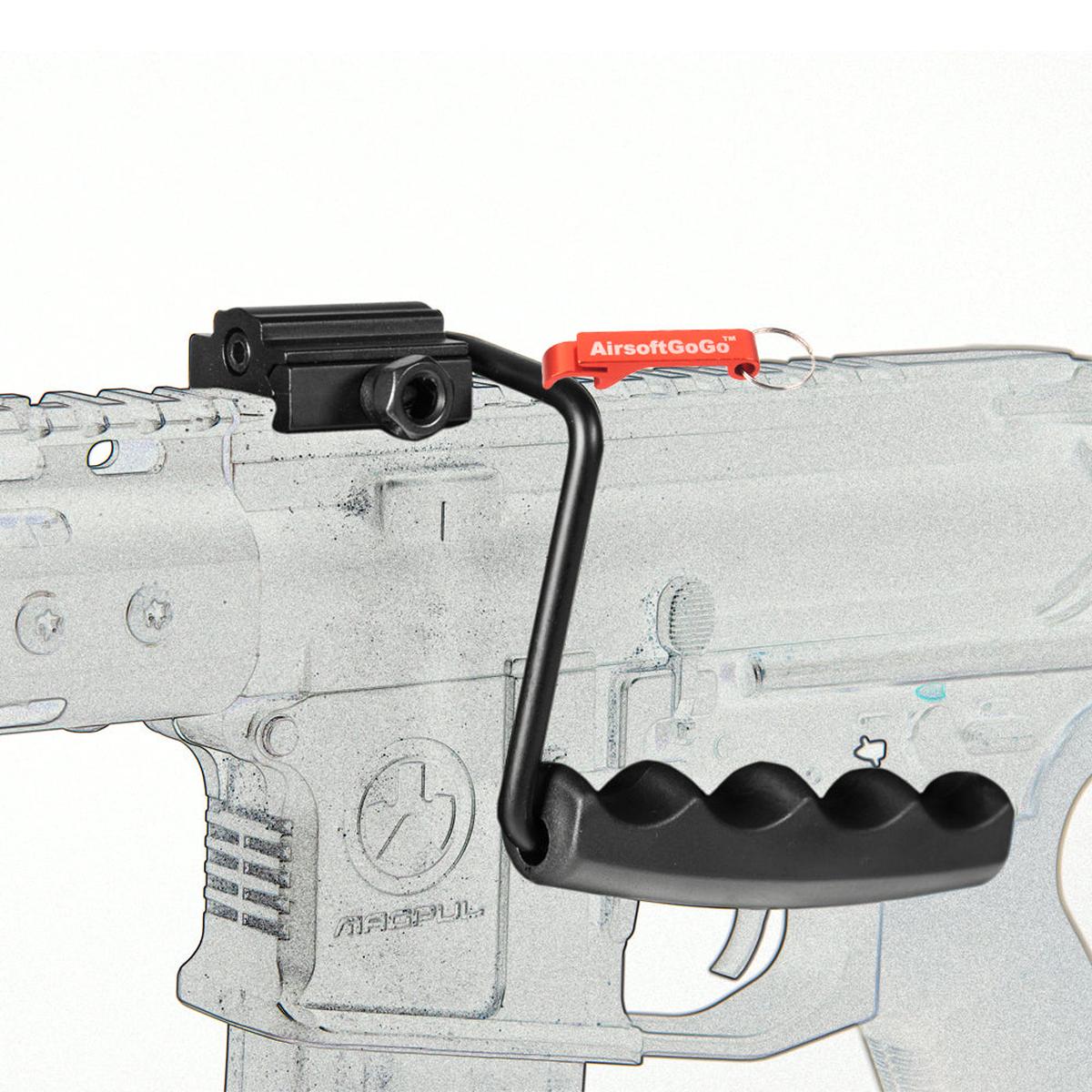 M82A1 対応 キャリングハンドル レールマウント付き (ブラックカラー)-AIRSOFT GOGO エアガン・サバゲー用品通販