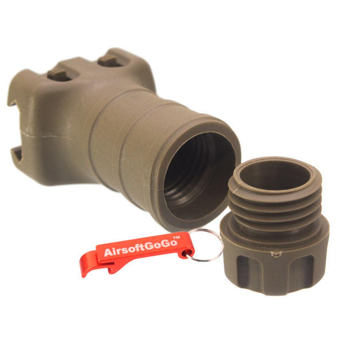 Madbull マルイ RIS レールハンドガード用QDフォアグリップ （ダークアース）-AIRSOFT GOGO エアガン・サバゲー用品通販
