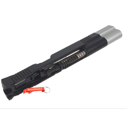 マルイ 1911/ Army R27 R28 R30 用 メタルスライドセット コンペンセイター付 (ブラック)-AIRSOFT GOGO エアガン・サバゲー用品通販