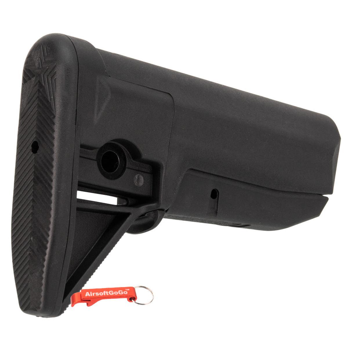 マルイ 電動ガン スタンダードM4用 クレーンストック 6ポジションストックパイプ付 ( ブラック)-AIRSOFT GOGO エアガン・サバゲー用品通販