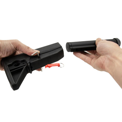 マルイ 電動ガン スタンダードM4用 クレーンストック 6ポジションストックパイプ付 ( ブラック)-AIRSOFT GOGO エアガン・サバゲー用品通販