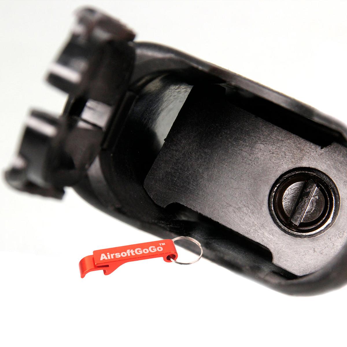 マルイ 電動ガンM4用 BATTLEAXE 狭角タイプ1 グリップ モーターベース付き (ブラック)-AIRSOFT GOGO エアガン・サバゲー用品通販