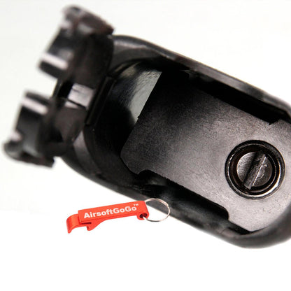マルイ 電動ガンM4用 BATTLEAXE 狭角タイプ1 グリップ モーターベース付き (ブラック)-AIRSOFT GOGO エアガン・サバゲー用品通販