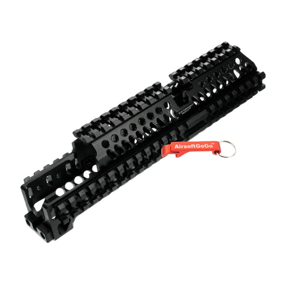 マルイ/ CYMA製AKシリーズ電動ガン用ゼンスタイル アルミハンガーレイルシステム-AIRSOFT GOGO エアガン・サバゲー用品通販