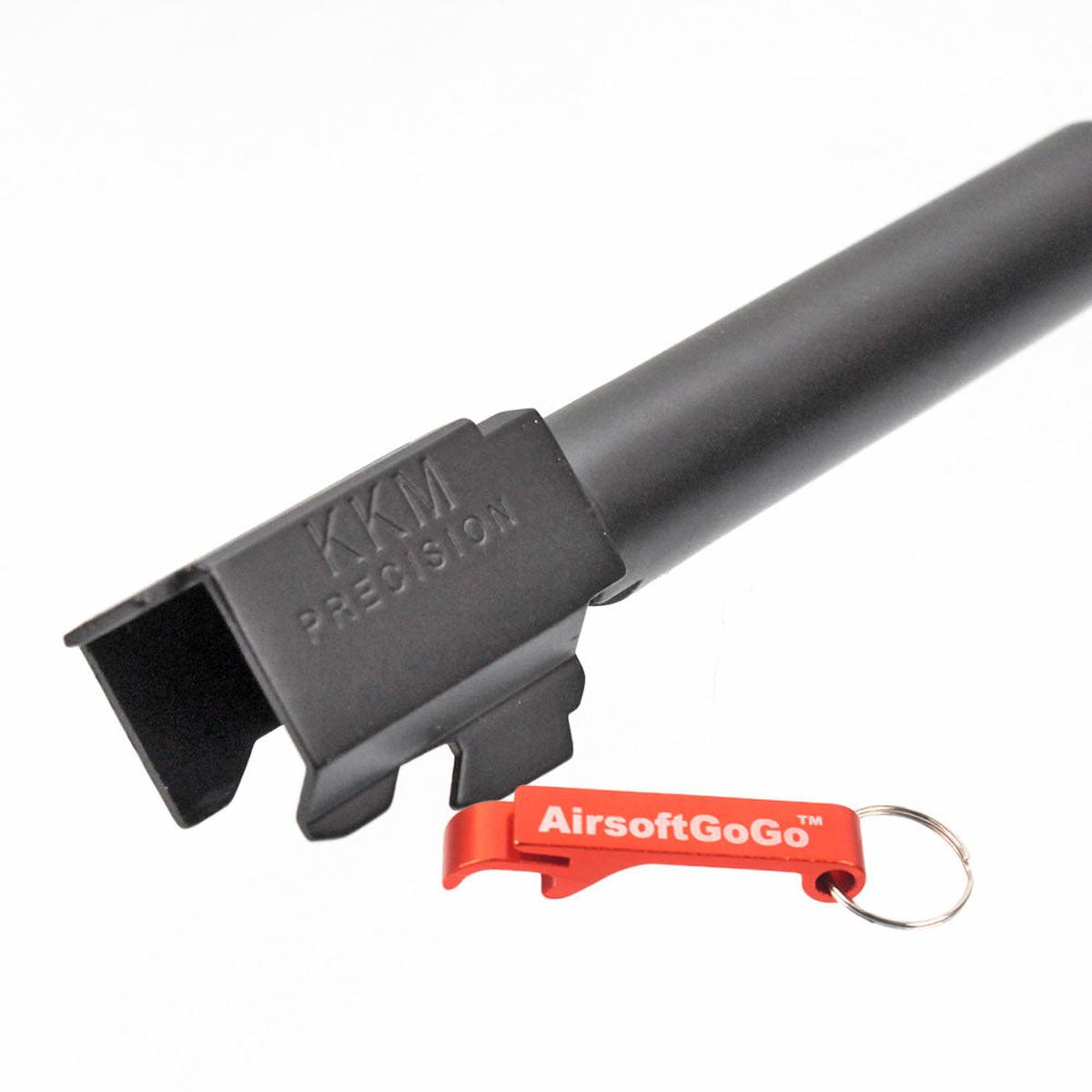 マルイ G17ガスブローバック用カスタムスライドSタイプ (金・ブラックバレル)-AIRSOFT GOGO エアガン・サバゲー用品通販