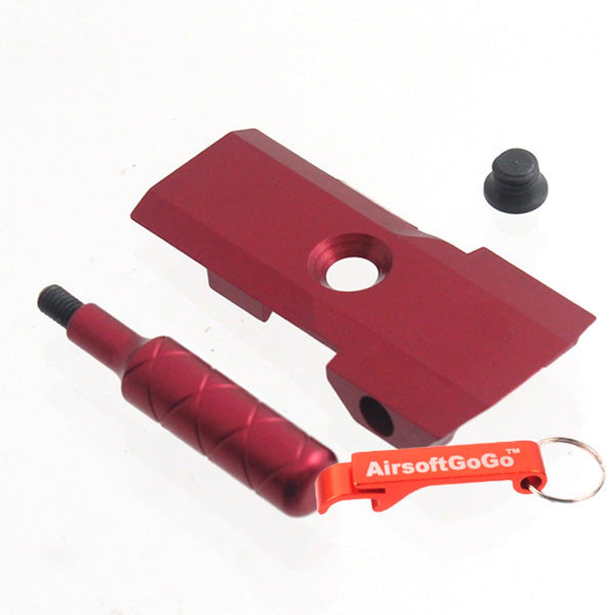 マルイ ハイキャパ5.1対応 AIP コッキングハンドル Ver.2 (赤)-AIRSOFT GOGO エアガン・サバゲー用品通販