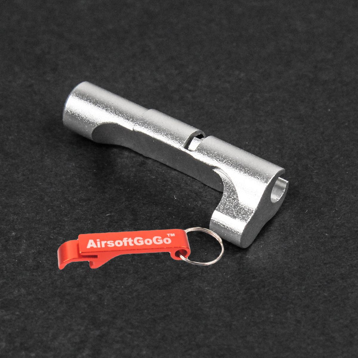 マルイ Hi-Capa 5.1対応マガジンキャッチ リリース (銀)-AIRSOFT GOGO エアガン・サバゲー用品通販