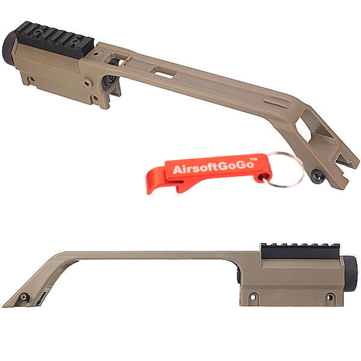 マルイ / JG / VFC / WE / ARES / CYMA G36 G36C用 3.5倍スコープキャリングハンドル レール20mm マルイ (ダークアース色 )-AIRSOFT GOGO エアガン・サバゲー用品通販