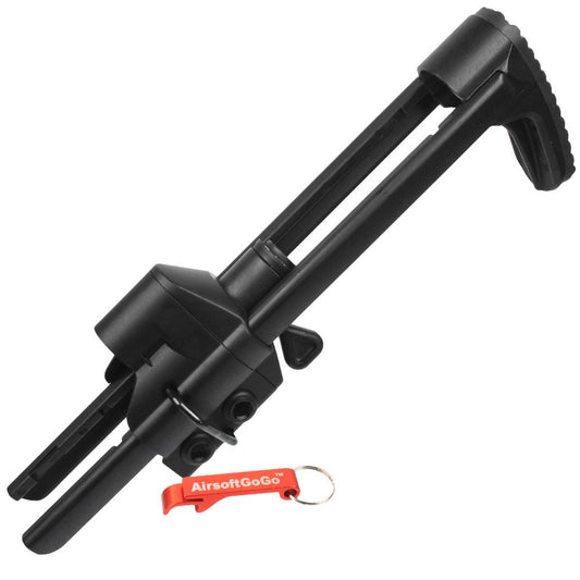 マルイ ・ JingGong G3 / MC51用伸縮式ストック (黒)-AIRSOFT GOGO エアガン・サバゲー用品通販