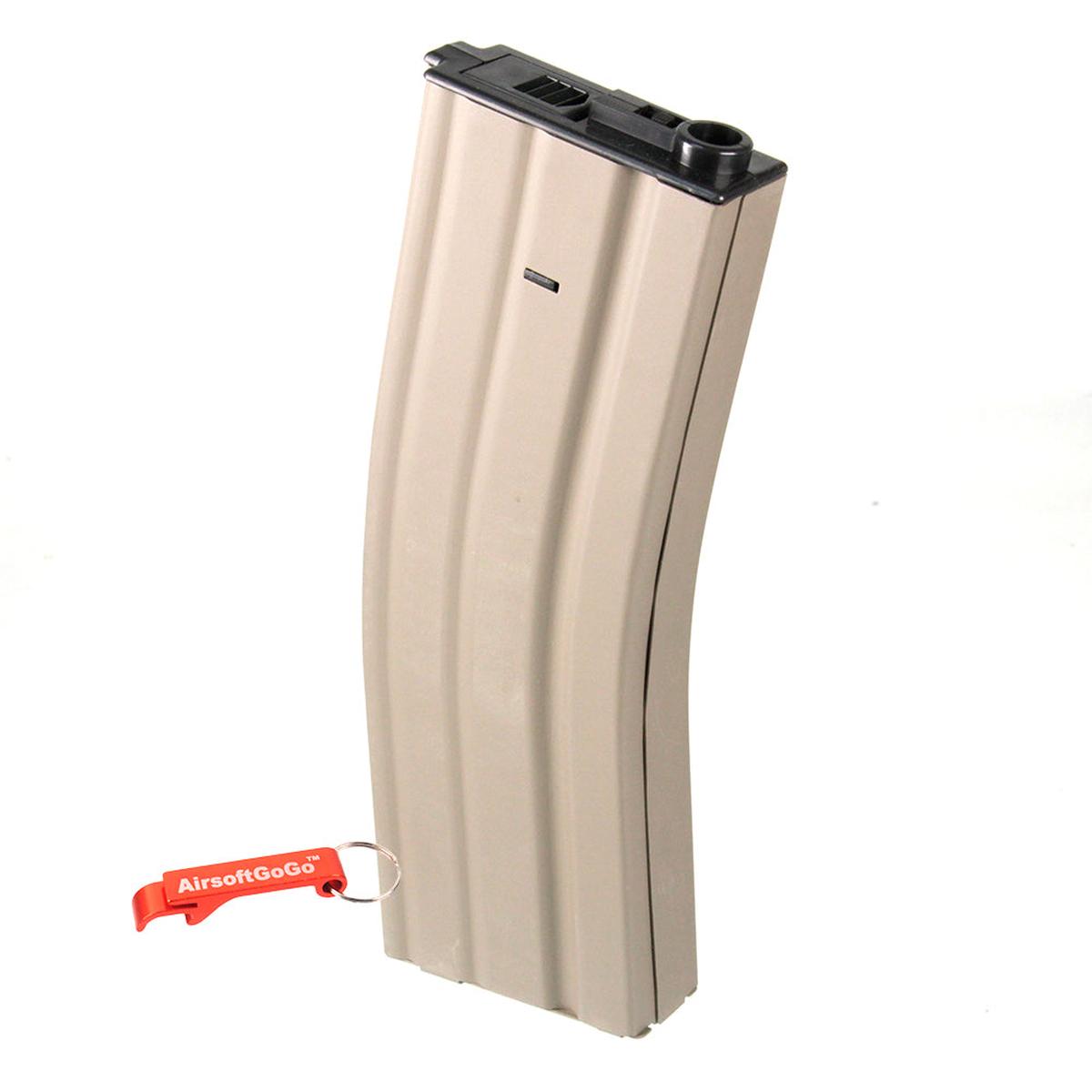 マルイ / King Arms 電動ガンM4 用 450連 ハイキャパマガジン (5本入り、ダークアース色)-AIRSOFT GOGO エアガン・サバゲー用品通販