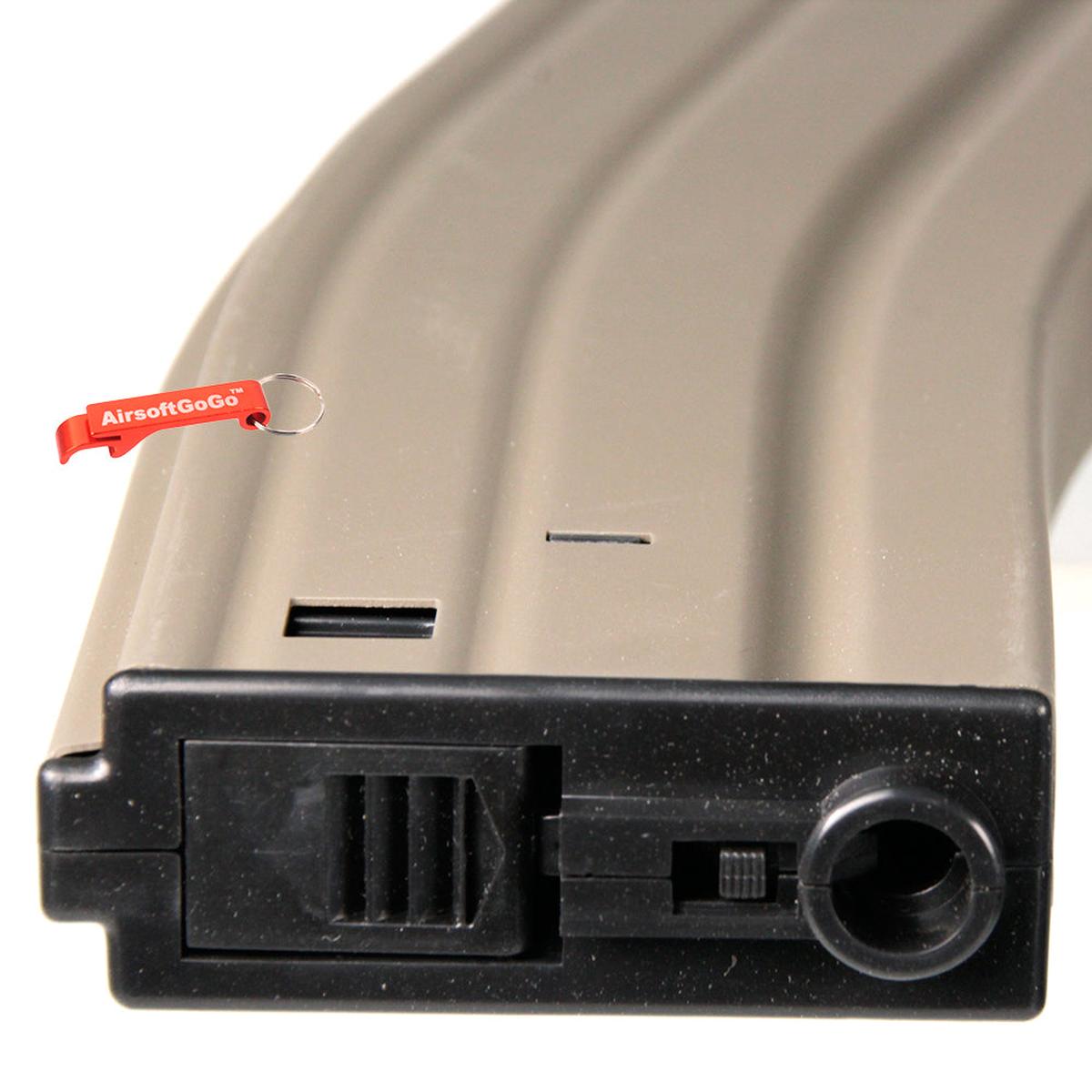 マルイ / King Arms 電動ガンM4 用 450連 ハイキャパマガジン (5本入り、ダークアース色)-AIRSOFT GOGO エアガン・サバゲー用品通販