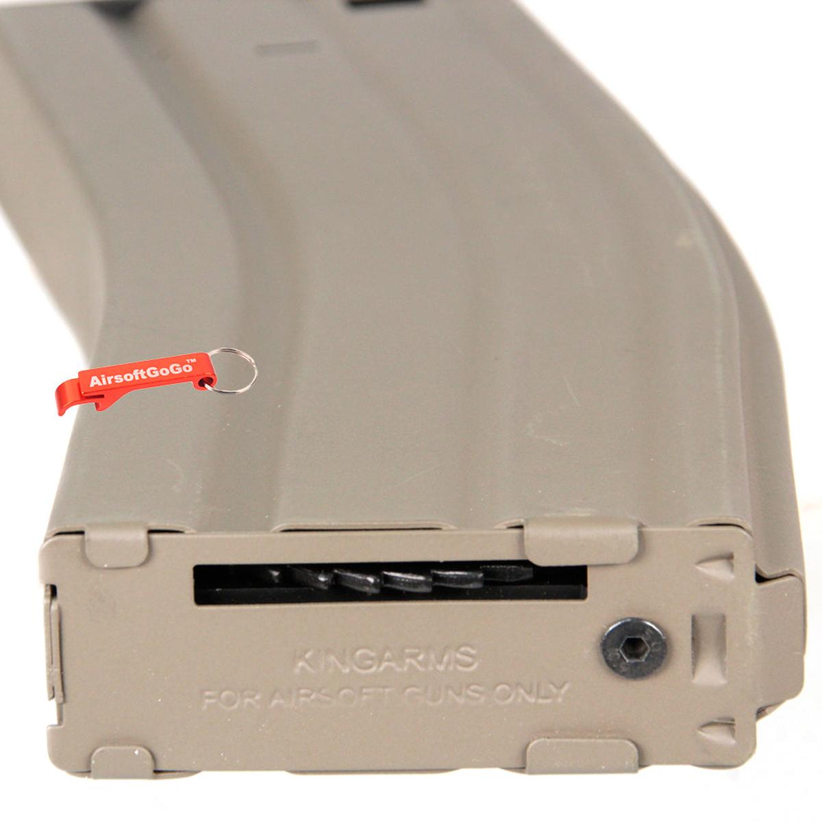 マルイ / King Arms 電動ガンM4 用 450連 ハイキャパマガジン (5本入り、ダークアース色)-AIRSOFT GOGO エアガン・サバゲー用品通販