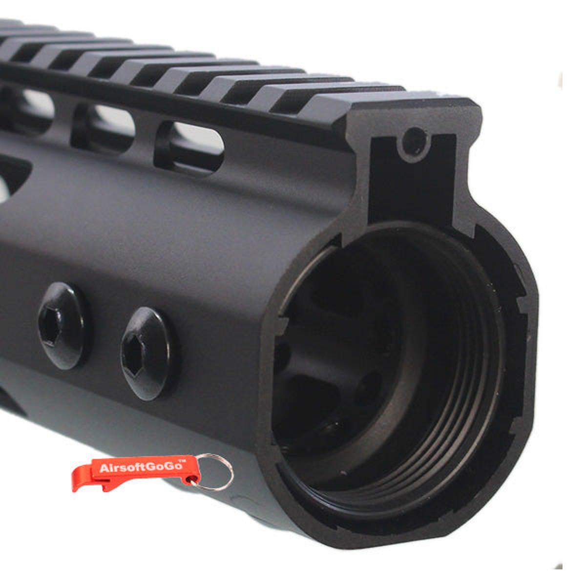 マルイ M4 MWS シリーズGBB用CNC アルミ 15インチ キーモッドレールハンドガード-AIRSOFT GOGO エアガン・サバゲー用品通販