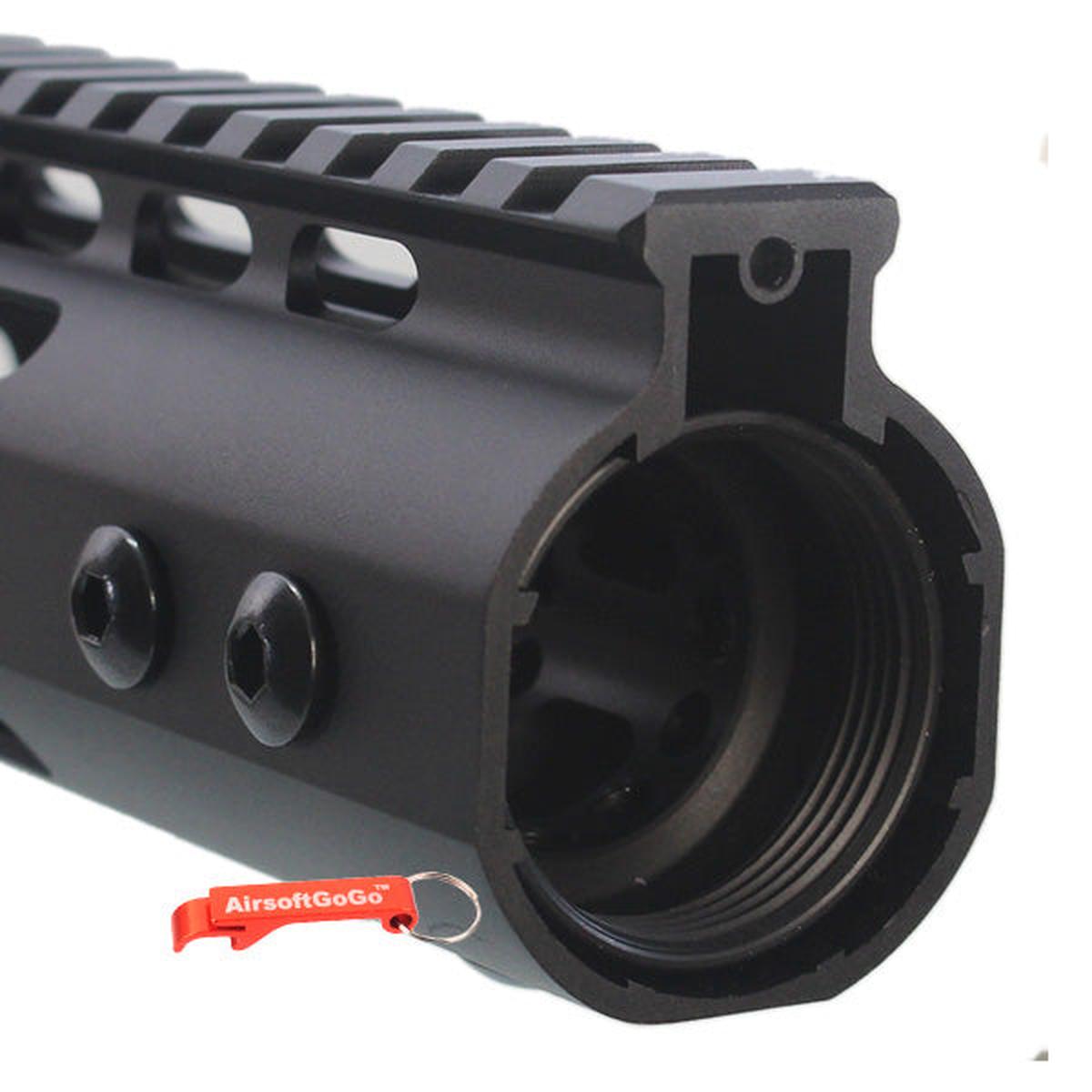 マルイ M4 MWS シリーズGBB用CNC アルミ 9インチ キーモッドレールハンドガード-AIRSOFT GOGO エアガン・サバゲー用品通販