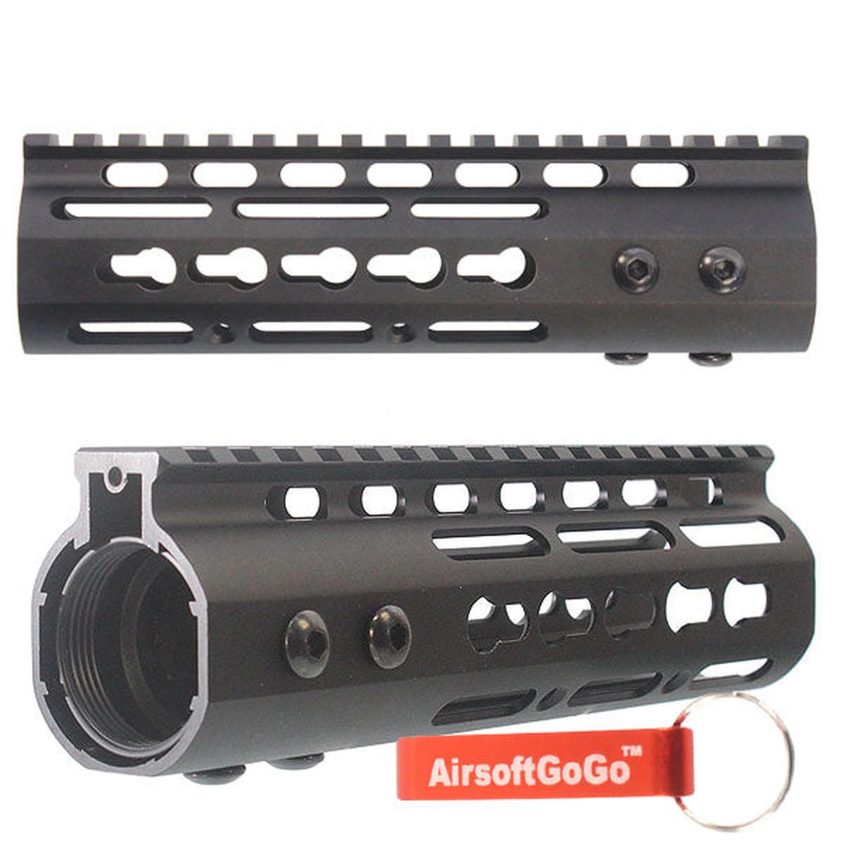 マルイ M4シリーズ CQB電動ガン用CNC アルミニウム 7" Keymodハンドガード-AIRSOFT GOGO エアガン・サバゲー用品通販