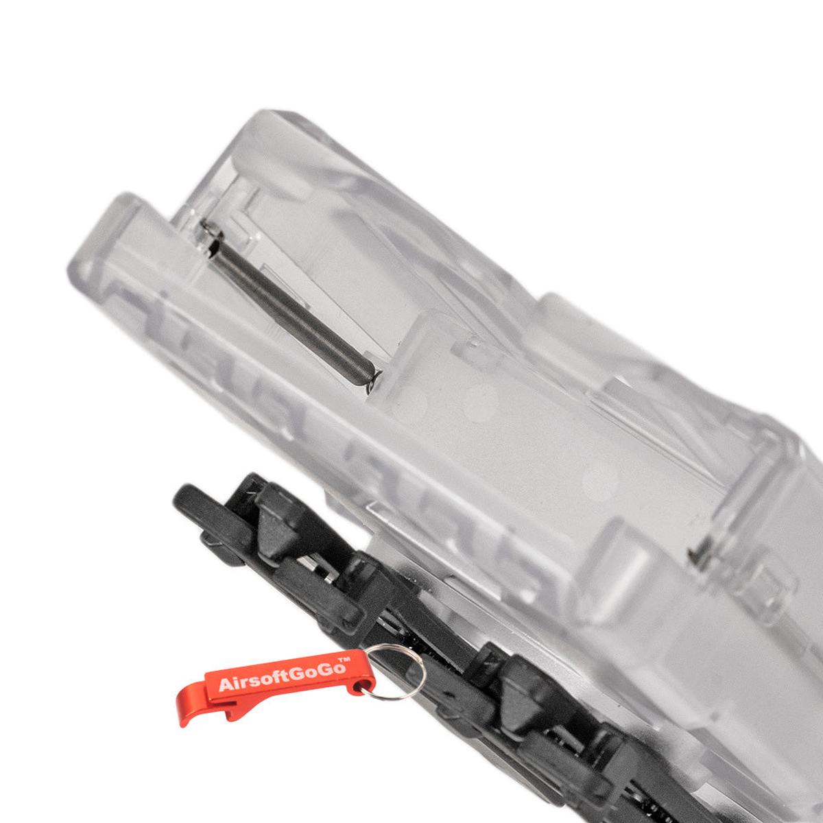 マルイ M870用 10本 シェル 収納 ショットマガジンシェル ポーチ MOLLEキャリアホルダー (透明)-AIRSOFT GOGO エアガン・サバゲー用品通販