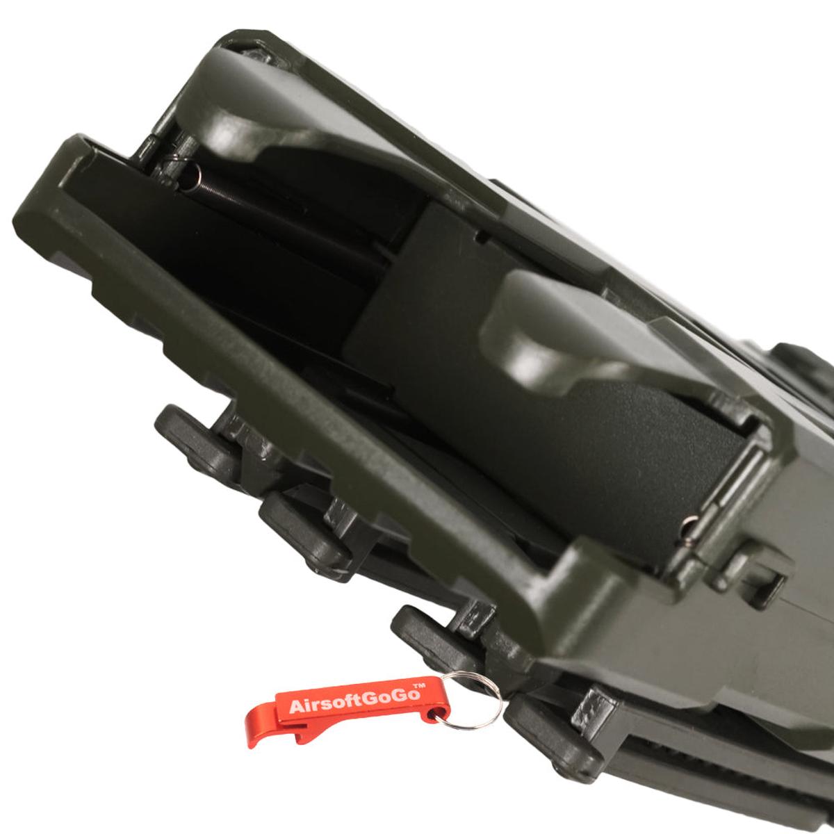 マルイ M870用 10本 シェル 収納 ショットマガジンシェル ポーチ MOLLEキャリアホルダー (オリーブドレープ)-AIRSOFT GOGO エアガン・サバゲー用品通販