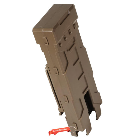 マルイ M870用 10本 シェル 収納 ショットマガジンシェル ポーチ MOLLEキャリアホルダー (タン)-AIRSOFT GOGO エアガン・サバゲー用品通販