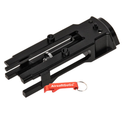 マルイ M&P9LシリーズGBB用 ライトウェイト ブリーチ / ノズルハウジング （ブラック）-AIRSOFT GOGO エアガン・サバゲー用品通販