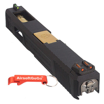 マルイ WE G17 ガスブローバック 用Archives カスタムスライド Sタイプ (金バレル)-AIRSOFT GOGO エアガン・サバゲー用品通販