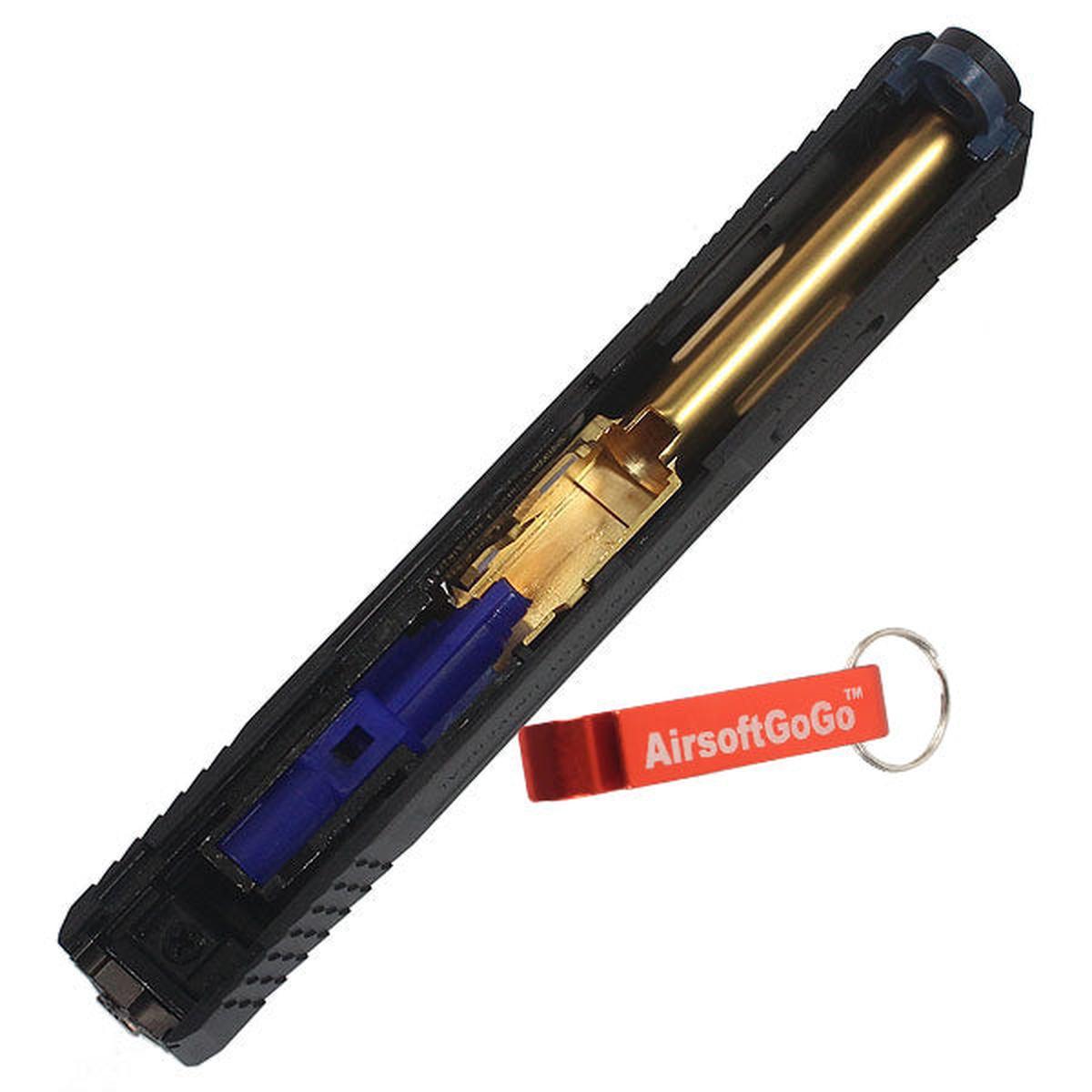 マルイ WE G17 ガスブローバック 用Archives カスタムスライド Sタイプ (金バレル)-AIRSOFT GOGO エアガン・サバゲー用品通販