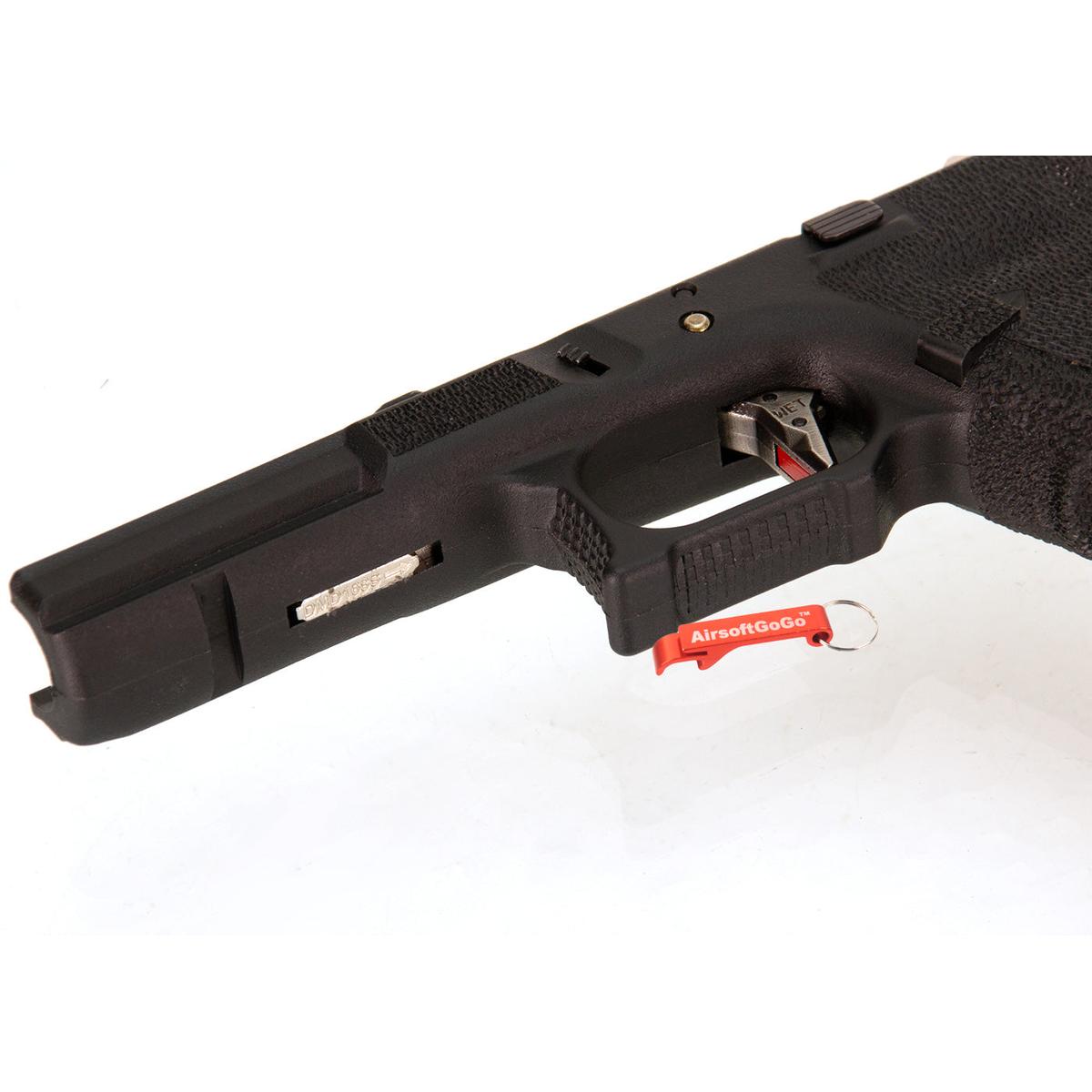 マルイ / WE G18c GBB用 Archives Custom IPSC カスタムフレーム ポリマーボディ (レッド)-AIRSOFT GOGO エアガン・サバゲー用品通販