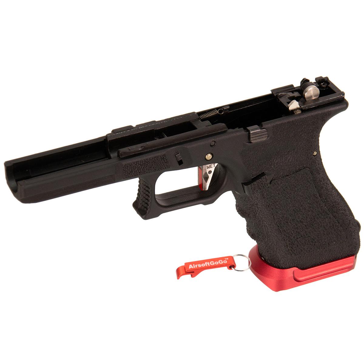 マルイ / WE G18c GBB用 Archives Custom IPSC カスタムフレーム ポリマーボディ (レッド)-AIRSOFT GOGO エアガン・サバゲー用品通販