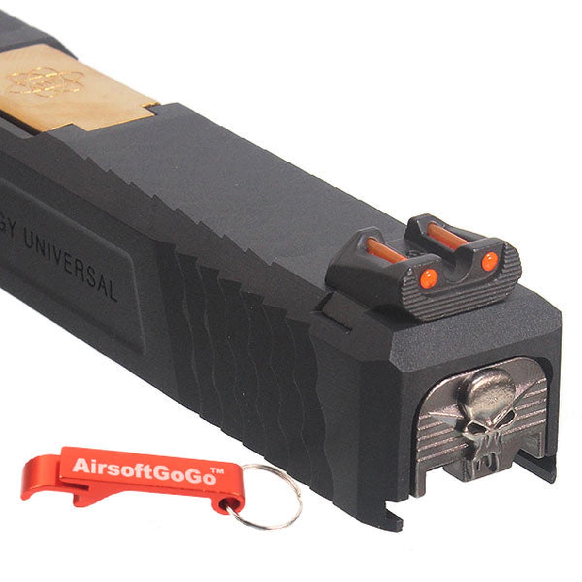 マルイ WE G34 ガスブローバック 用Archives カスタムスライド Sタイプ (金バレル)-AIRSOFT GOGO エアガン・サバゲー用品通販