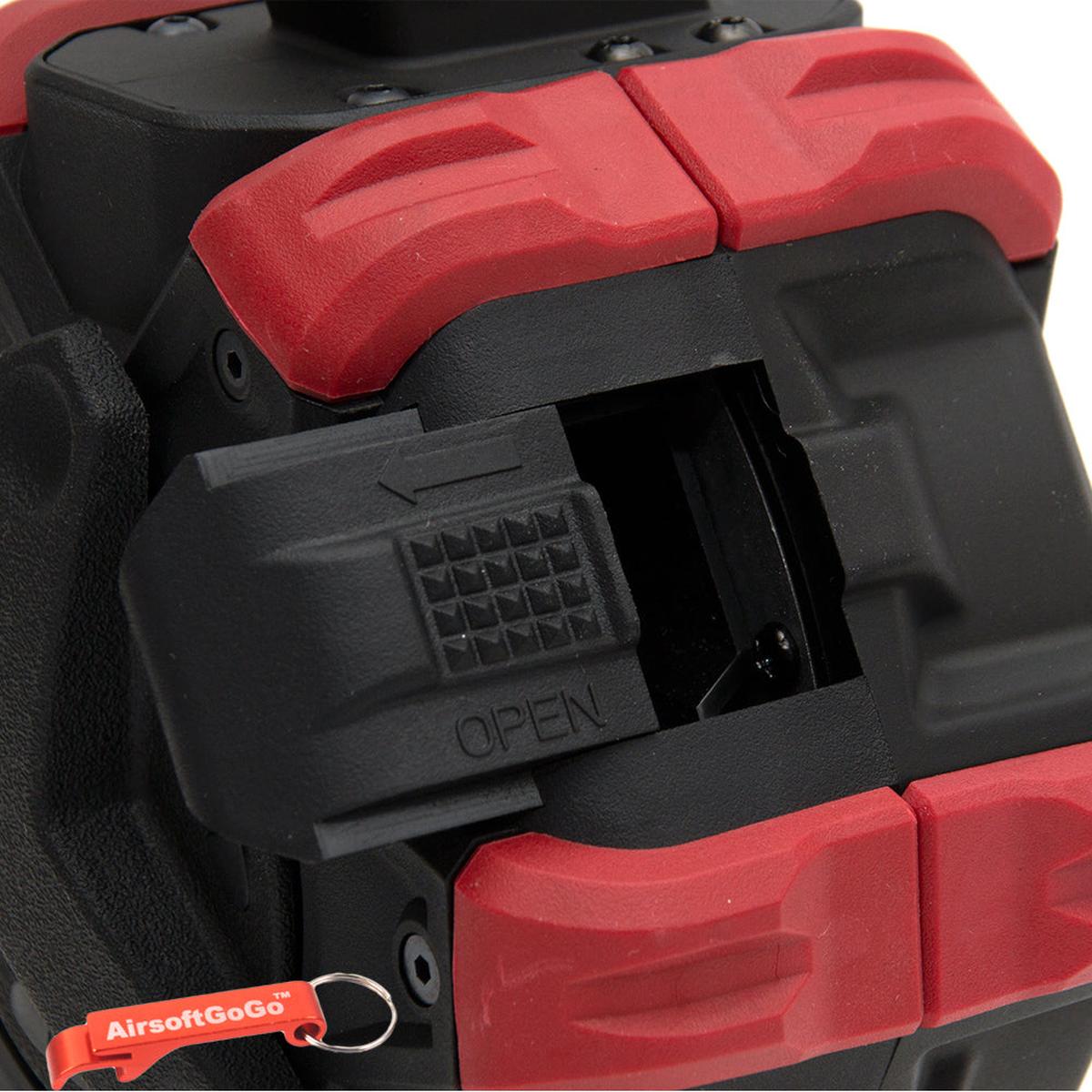 マルイ / WE-Tech / AW M9シリーズ GBB用 ARMORER WORKS 350連ドラムマガジン (ブラック)-AIRSOFT GOGO エアガン・サバゲー用品通販