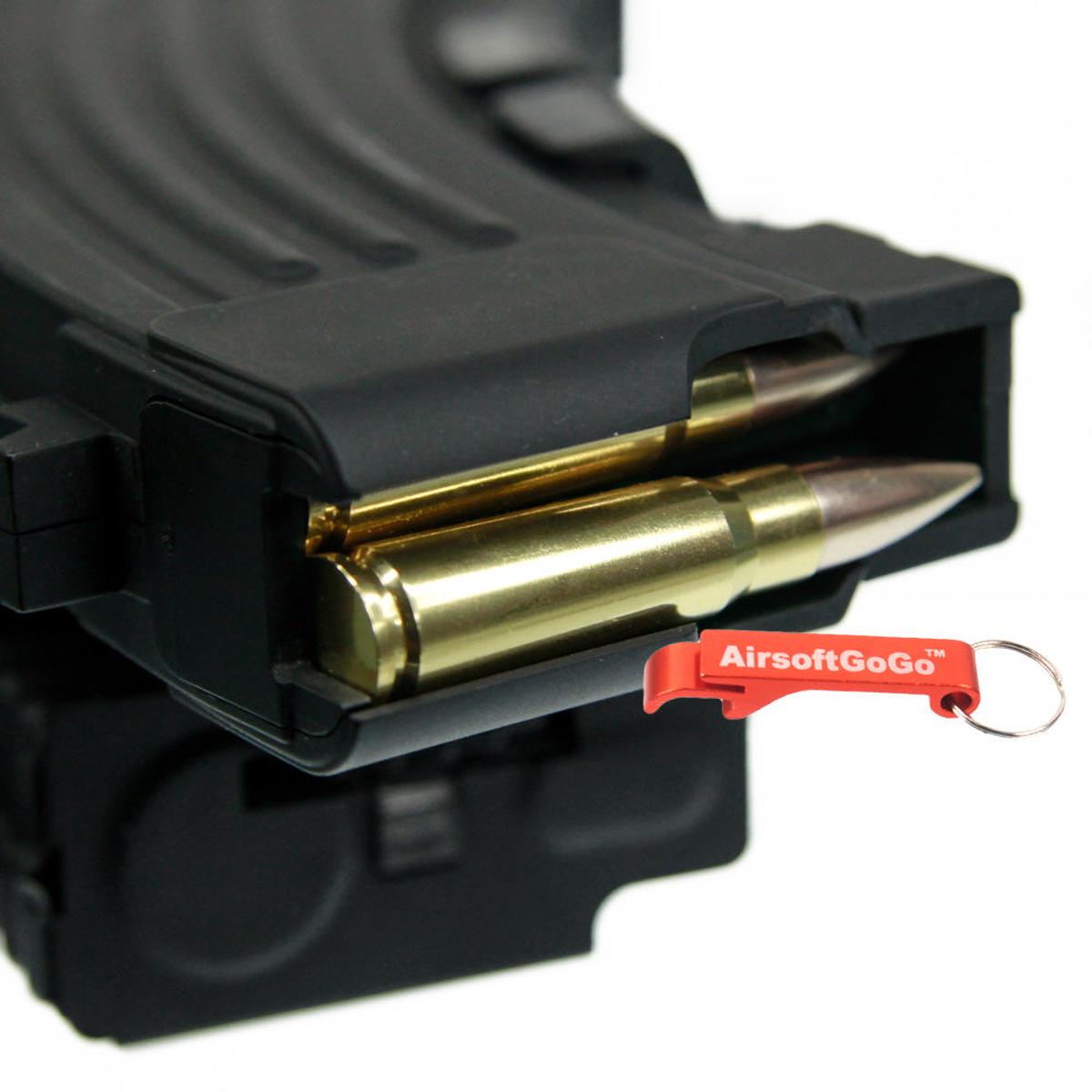 マルイ電動AK系対応 1000連ダブルマガジン（サウンドセンサー搭載）(単4乾電池式）-AIRSOFT GOGO エアガン・サバゲー用品通販