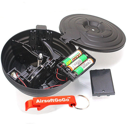 マルイ電動ガン用2500連AK音感電動給弾式ドラム マガジン-AIRSOFT GOGO エアガン・サバゲー用品通販