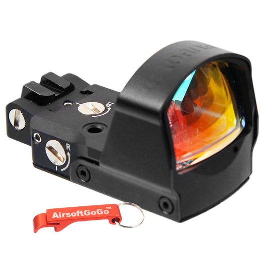 マルイ製Hi-Capa 5.1 G17 G18c & WE製G17 G18c G19 G23 G34 G35対応 PROレッドドットレプリカ 20ｍｍレイル用マウント付き (黒)-AIRSOFT GOGO エアガン・サバゲー用品通販